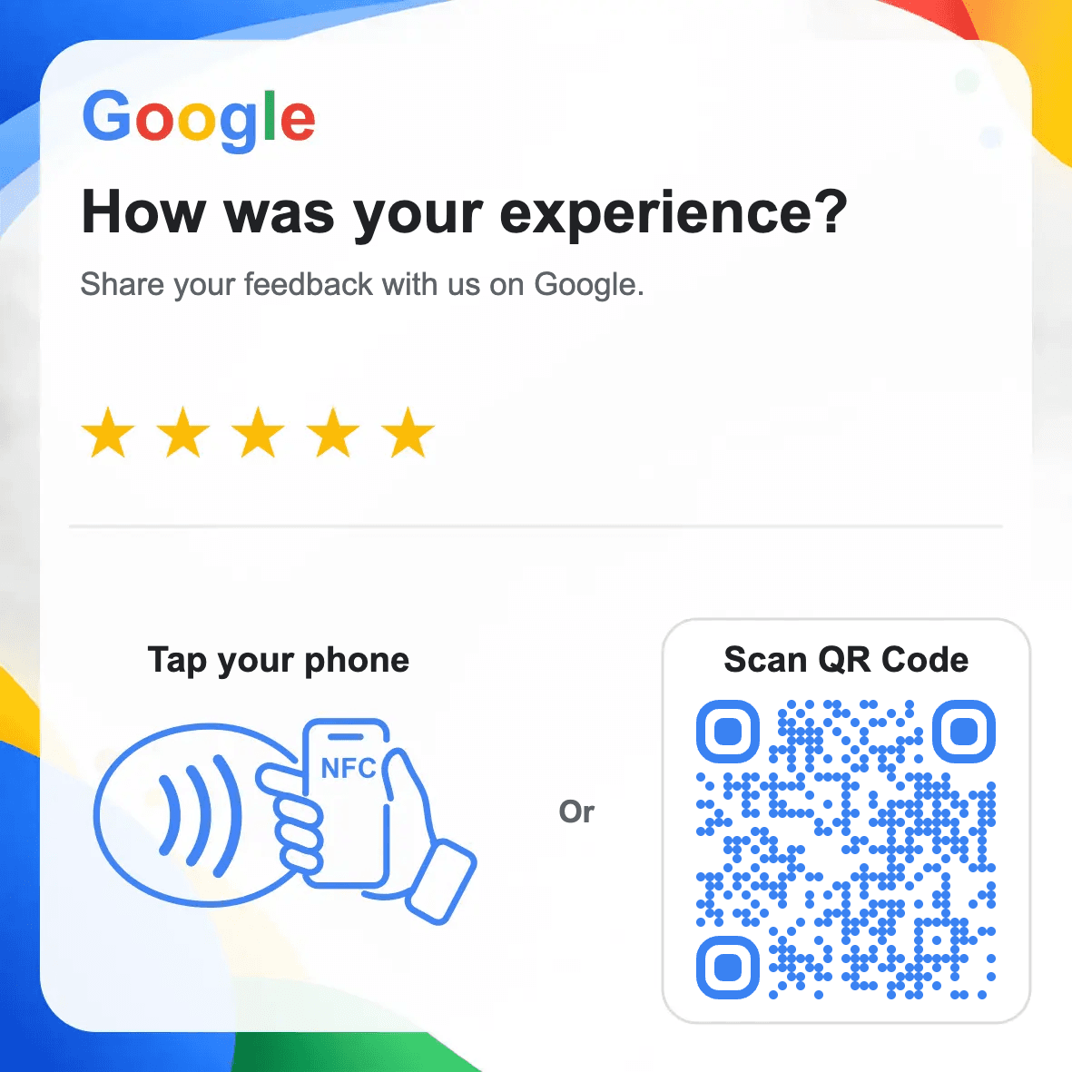 Nuvo Innovations Review Card that opens Google Review directly